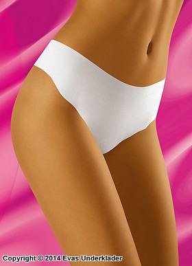 Classic thong, for tight clothes, without pattern